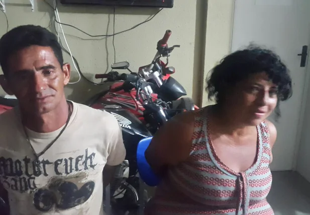Casal preso