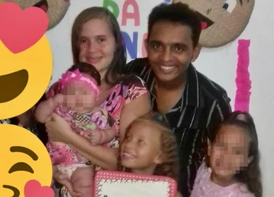 Emílie (no centro) morreu no Hospital de Urgência de Teresina