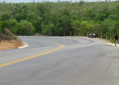 Curva da morte na BR 135