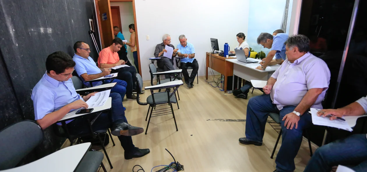 Reunião na Strans 