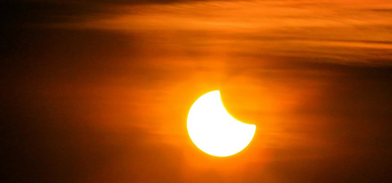Eclipse solar em Teresina Piauí 