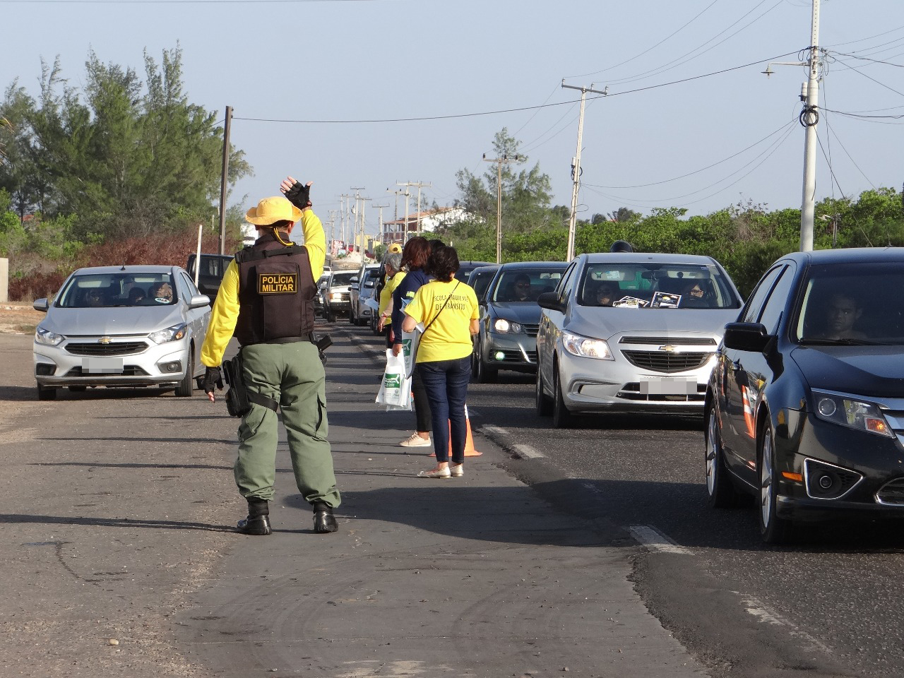 Operação da Polícia realizada no litoral