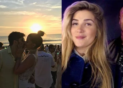 Aline Gotschalg apresenta o novo namorado
