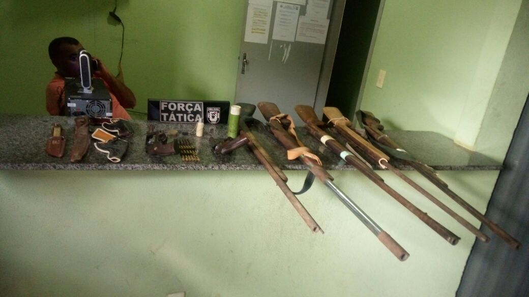 Armas apreendidas
