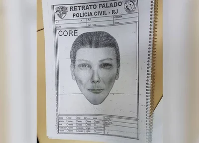 Retrato-falado do suposto agressor de Anthony Garotinho