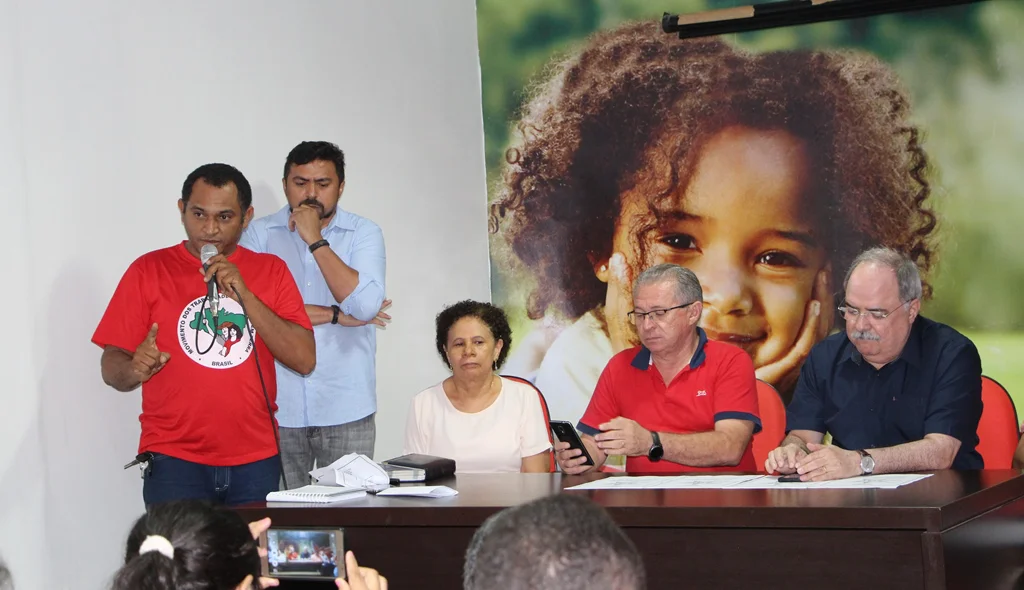 João Luis, membro do MST