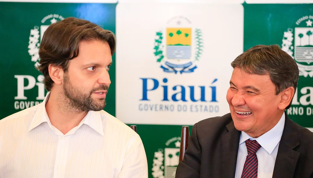 Ministro das Cidades, Alexandre Baldy e Governador 