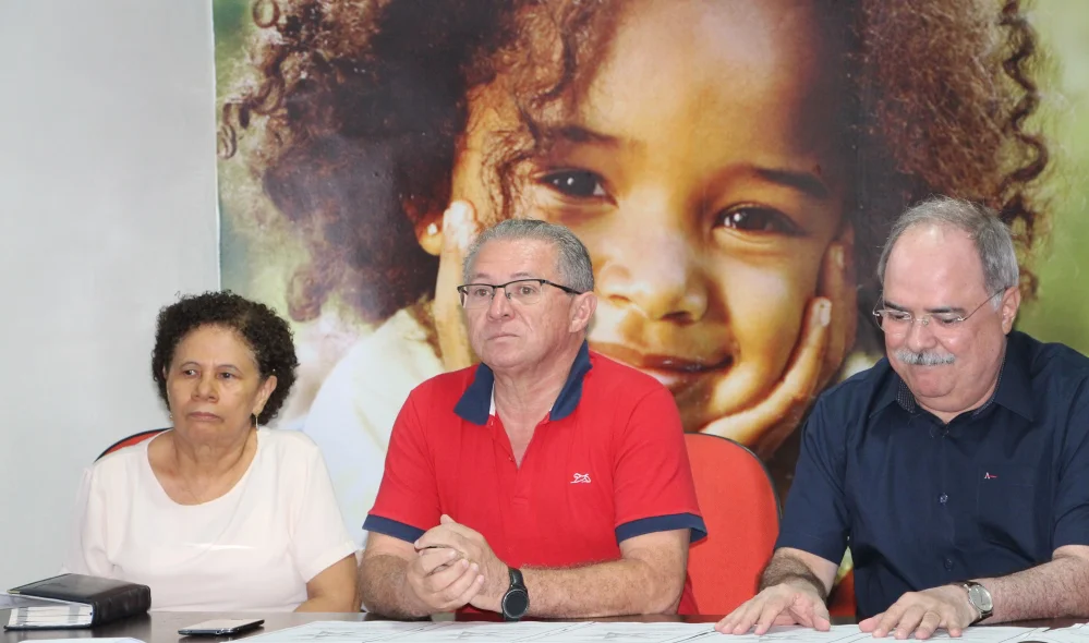 Regina Sousa, Assis Carvalho e Osmar Júnior