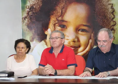 Regina Sousa, Assis Carvalho e Osmar Júnior