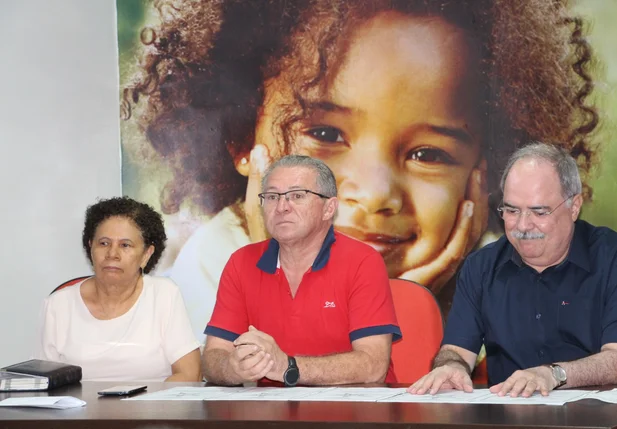 Regina Sousa, Assis Carvalho e Osmar Júnior