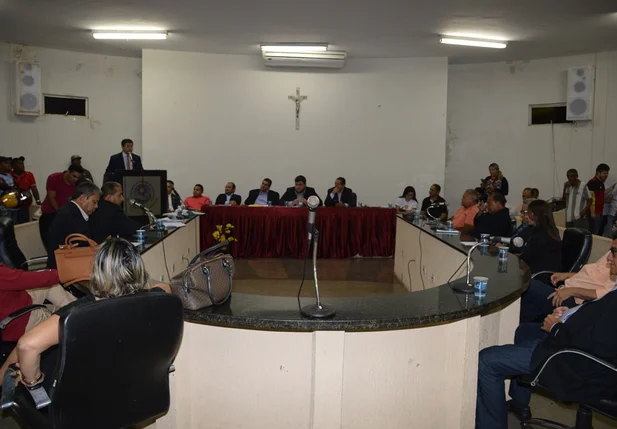 Audiência contou com a presença de treze dos quinze vereadores