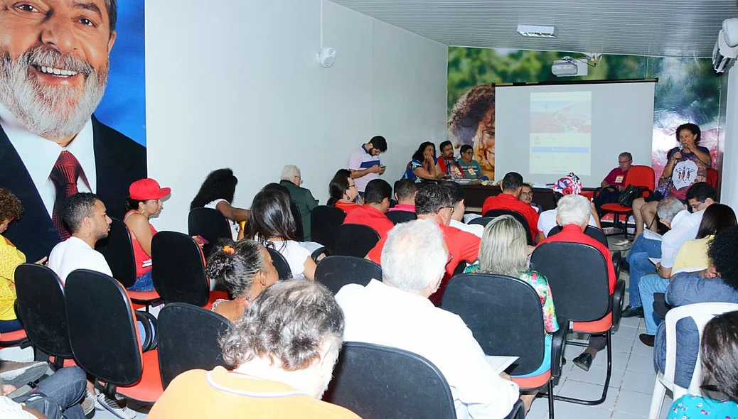 Encontro estadual do PT Piauí em Teresina 
