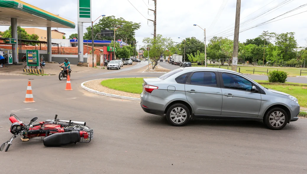 O acidente ocorreu na zona sul de Teresina