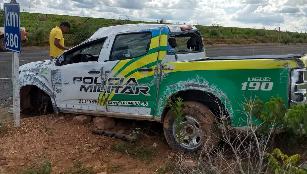 Acidente na BR-235, em Santa Filomena 