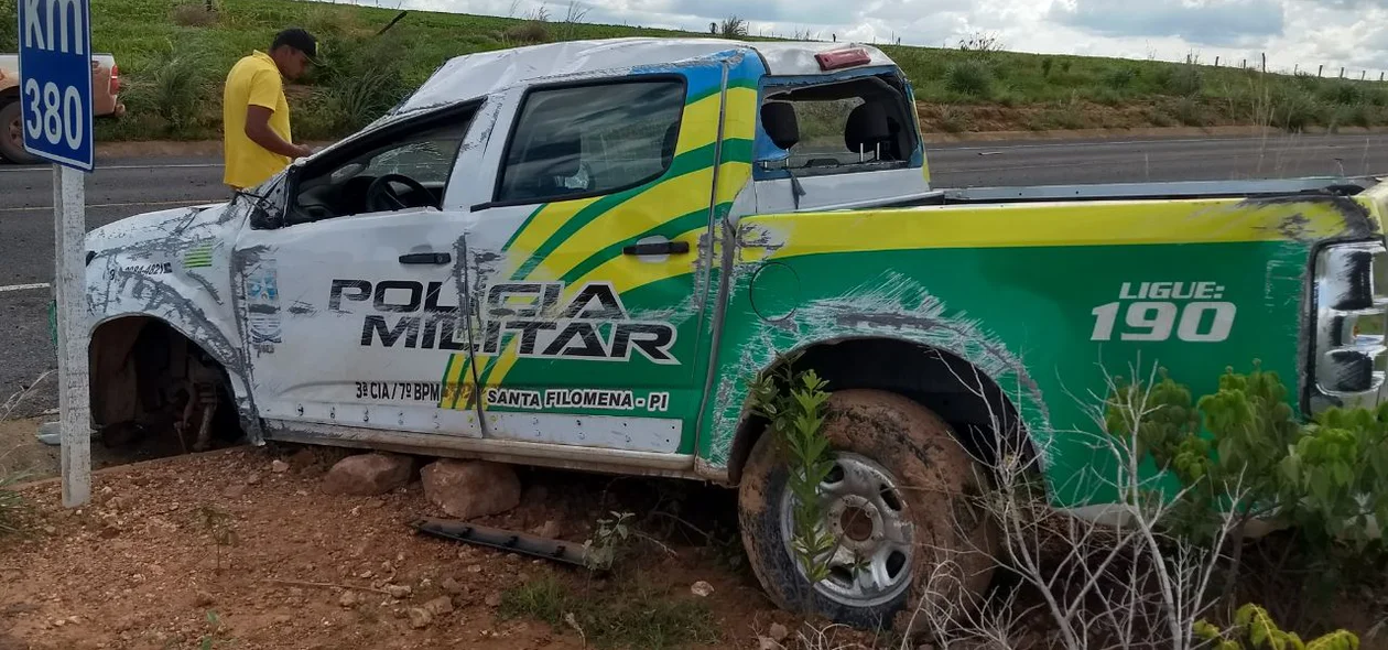 Acidente na BR-235, em Santa Filomena 
