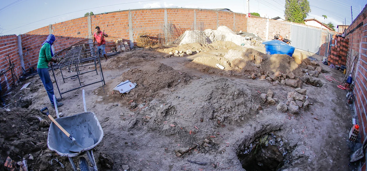 Terreno onde a droga foi achada 
