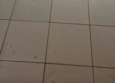 Chuva de granizo em Campo Maior