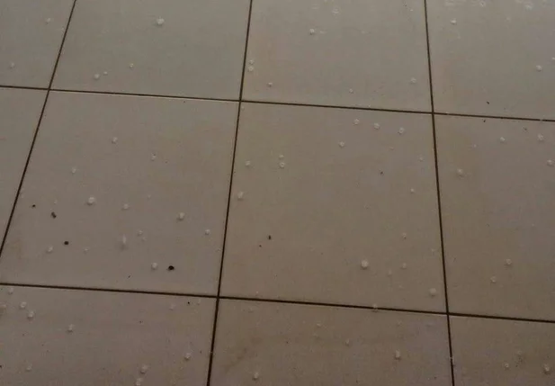 Chuva de granizo em Campo Maior