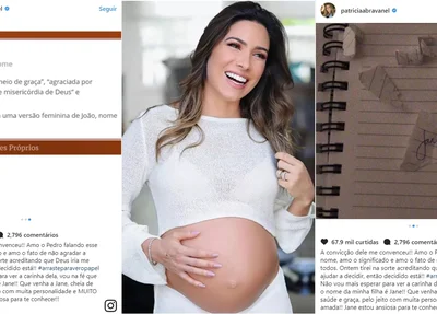 Patrícia Abravanel escolhe nome de filha por sorteio