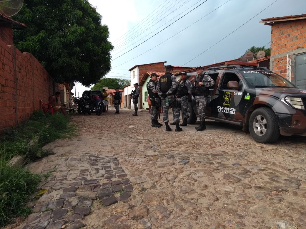 Ação do Choque Montado da PM