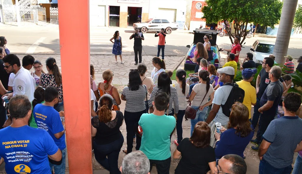 Manifestação demorou mais de duas horas