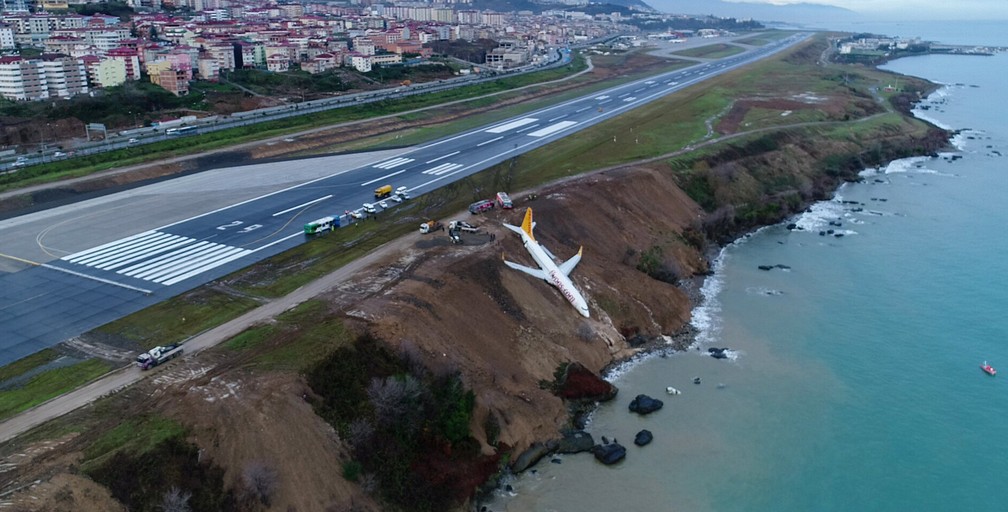 Acidente na Turquia com avião
