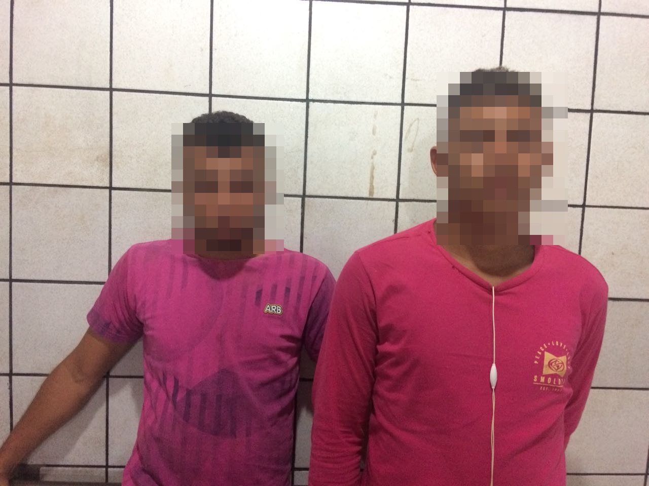 Conduzidos para a Central de Flagrantes