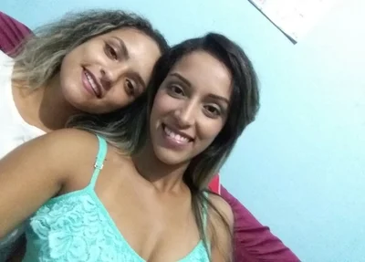 Érica e irmã 