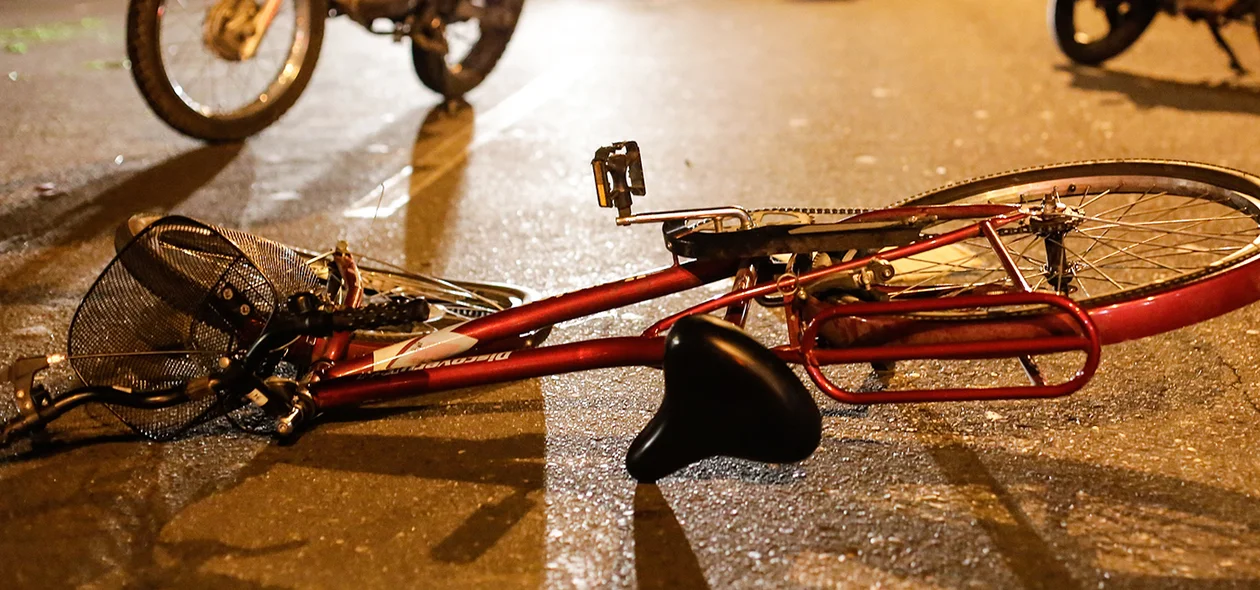 Bicicleta ficou destruída
