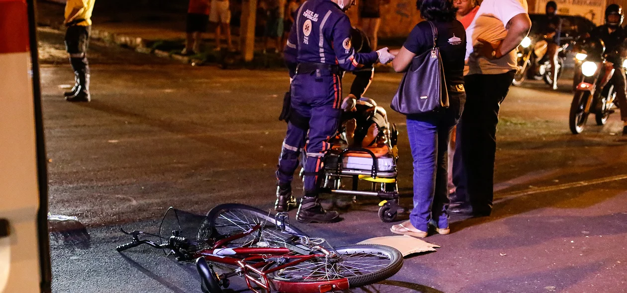 Vitima sento atendida pelo Samu 