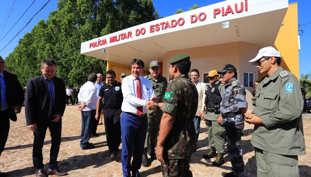 Inauguração em rodovia estadual