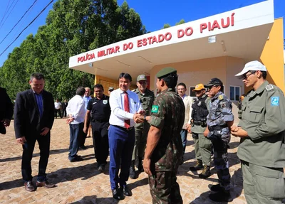 Inauguração em rodovia estadual