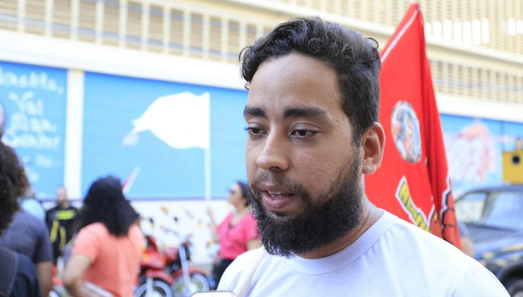 Thiago Henrique do movimento Ruptura Socialista 