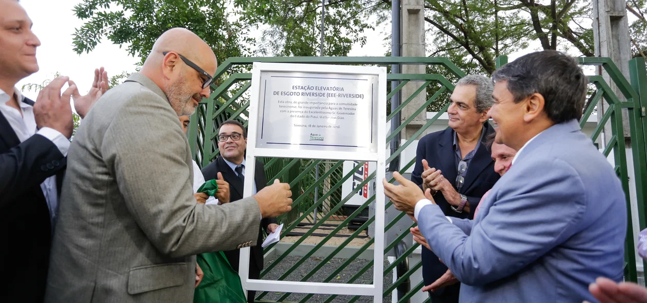 Inauguração da Estação Elevatória de Esgoto do Riverside