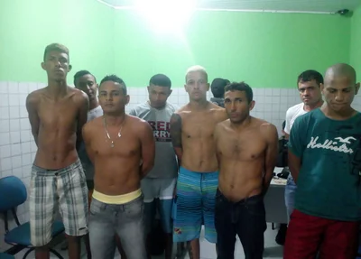 Quadrilha presa