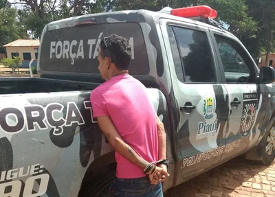 Anderlon José, vulgo Nego preso em Angical 