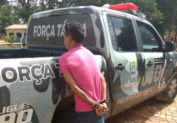 Anderlon José, vulgo Nego preso em Angical 