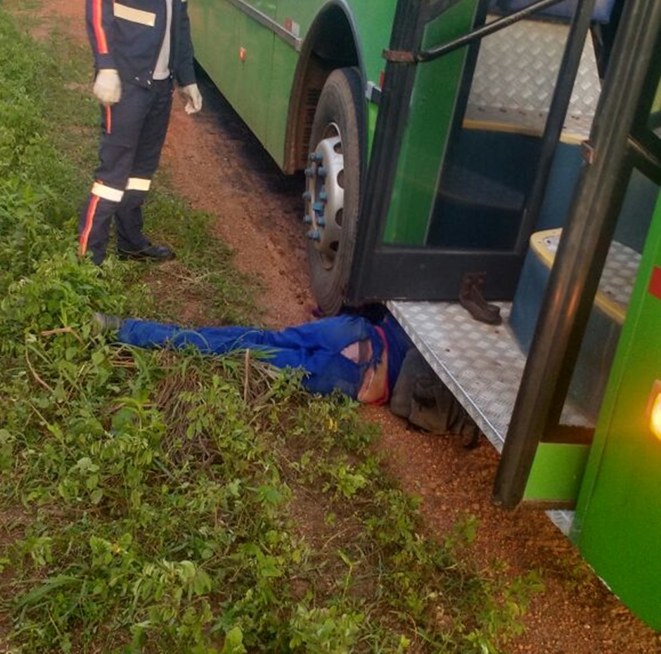 Félix Messias foi arrastado por um ônibus 
