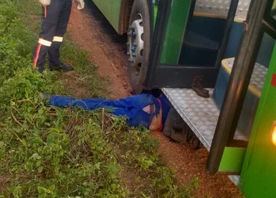 Félix Messias foi arrastado por um ônibus 