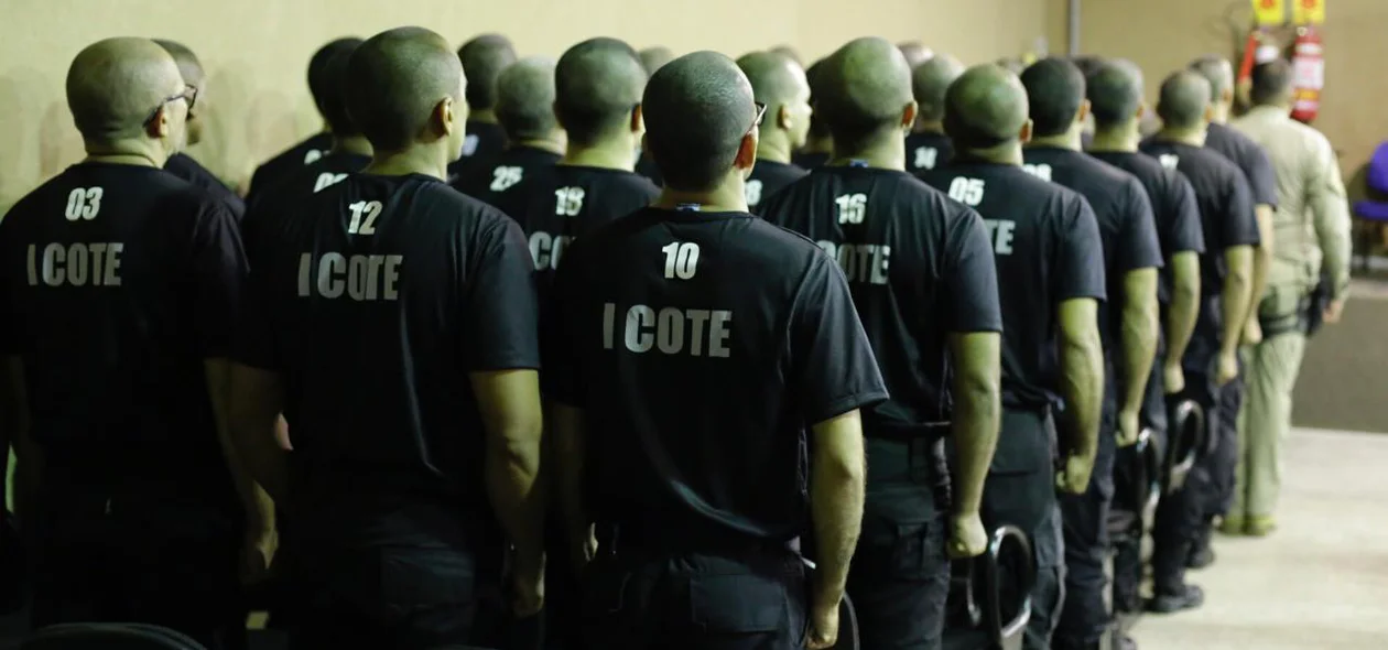 Alunos do Curso de Operações Táticas Especiais da PC-PI