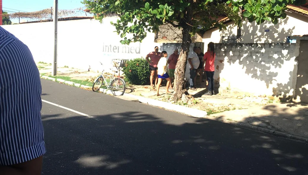 Casa onde aconteceu a tentativa de homicídio
