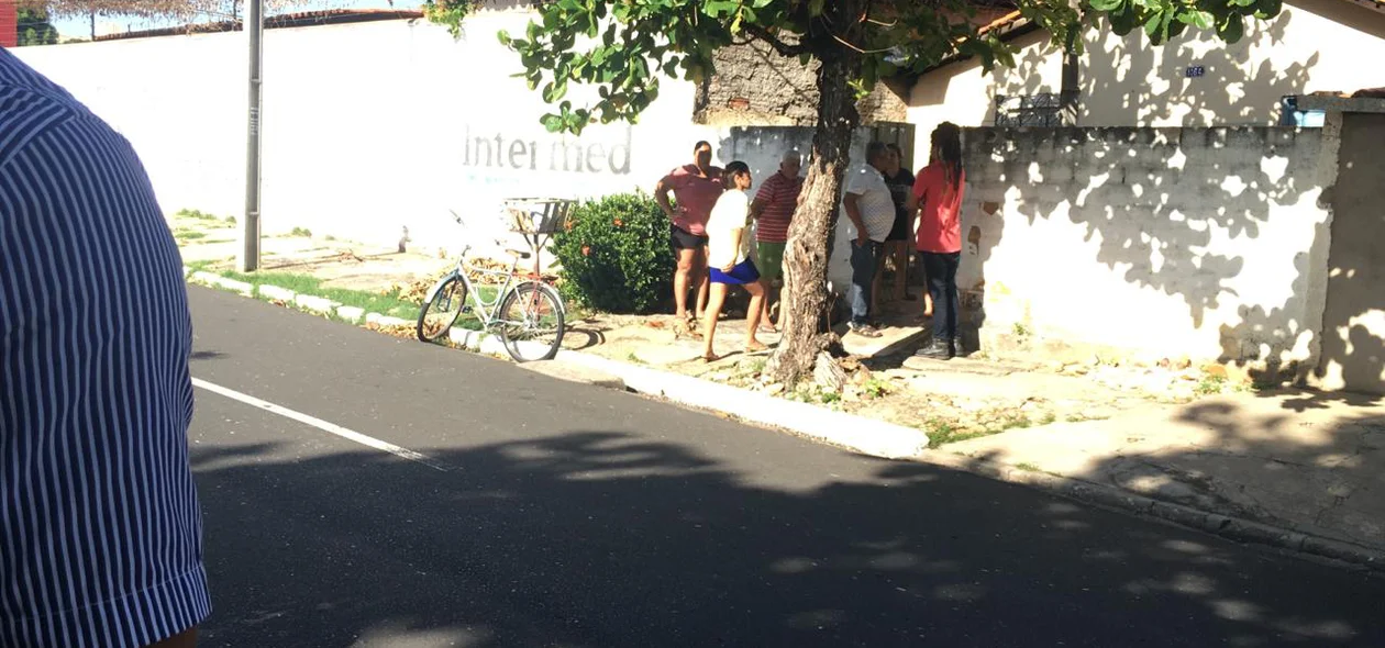 Casa onde aconteceu a tentativa de homicídio