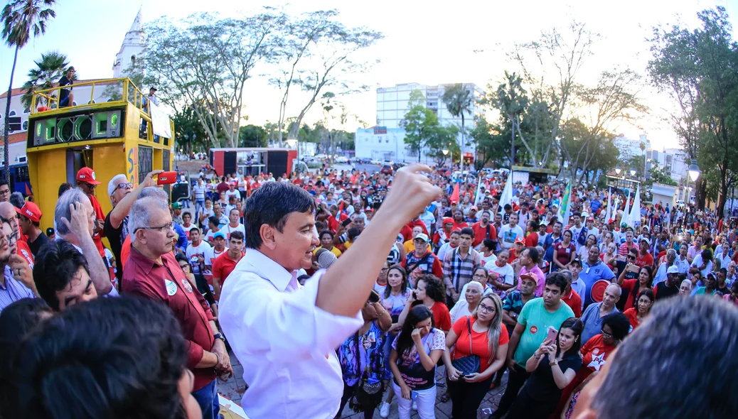 Discurso Governador Wellington Dias em ato em defesa de Lula