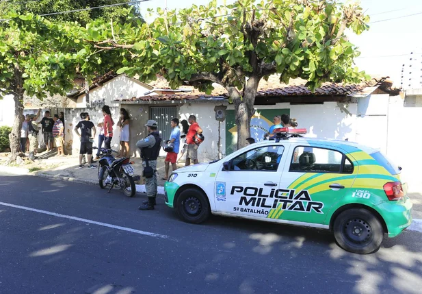 Polícia Militar esteve no local