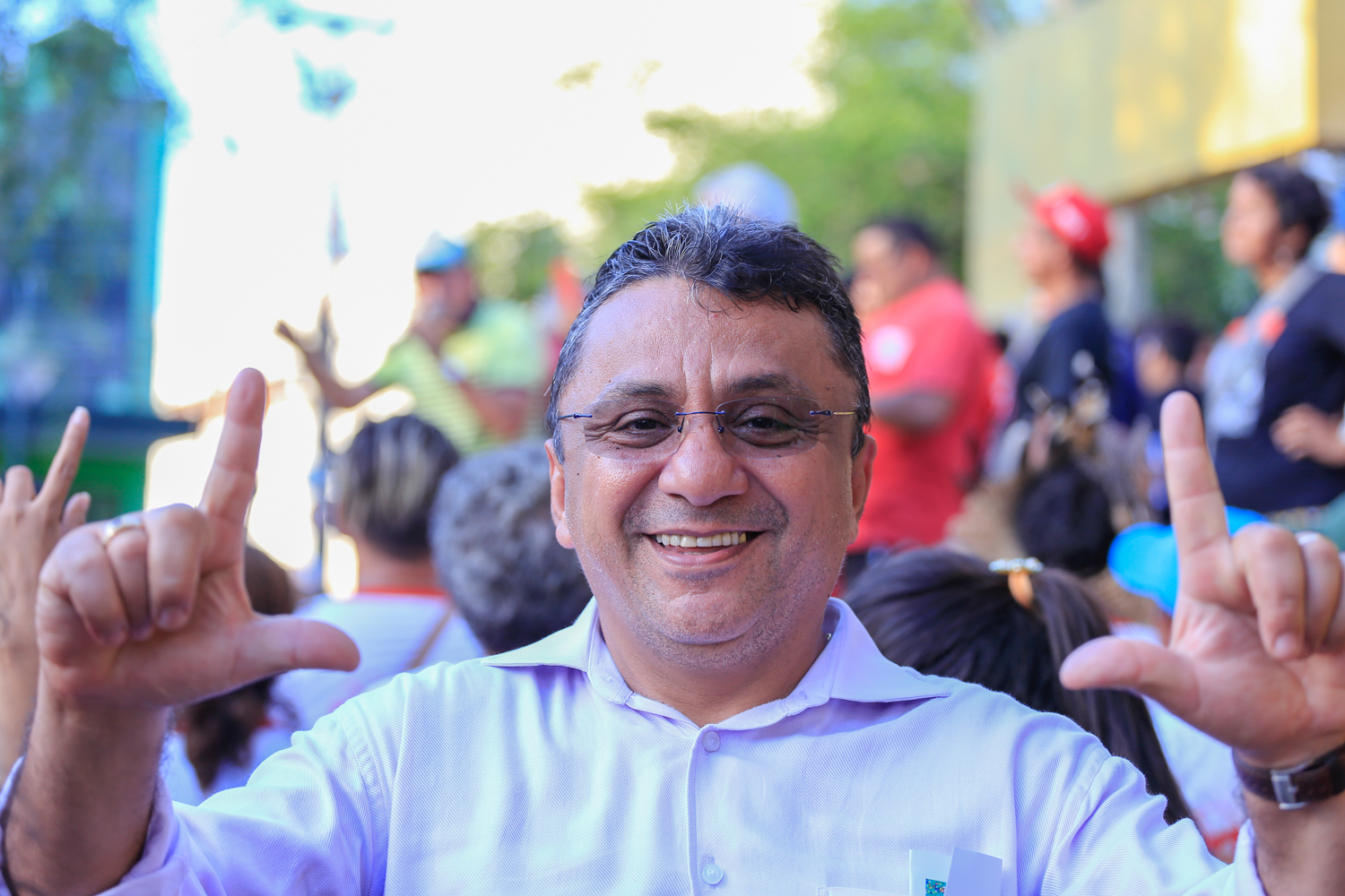 Vereador Dudu participa de ato em defesa de Lula