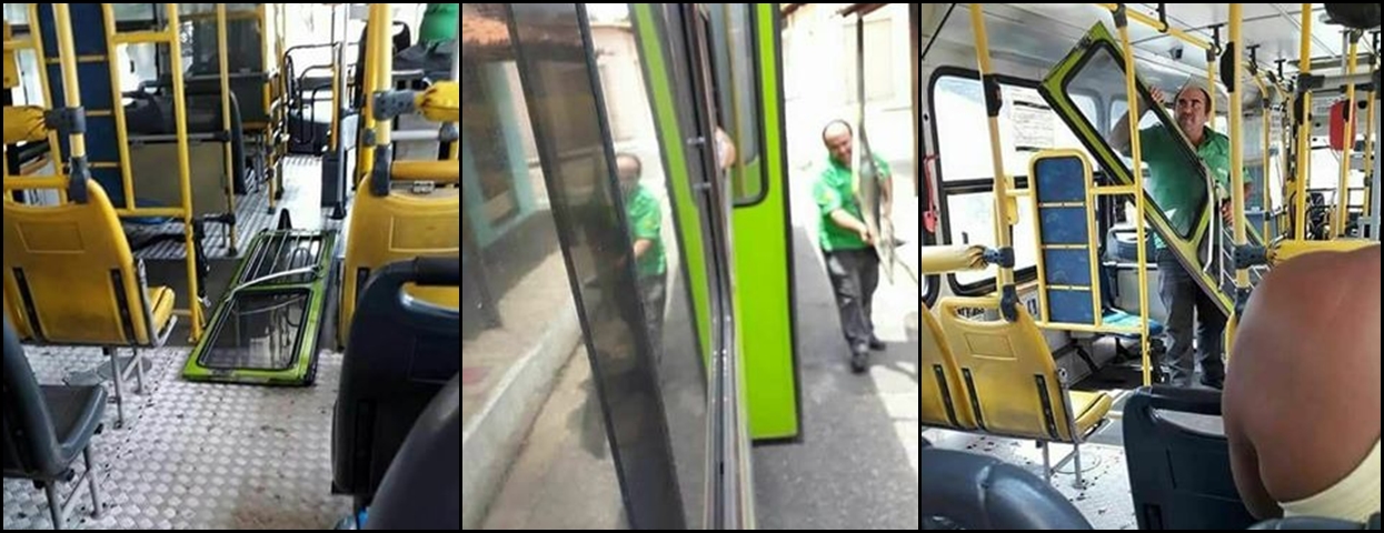 Porta cai de ônibus em movimento na zona Sudeste de Teresina