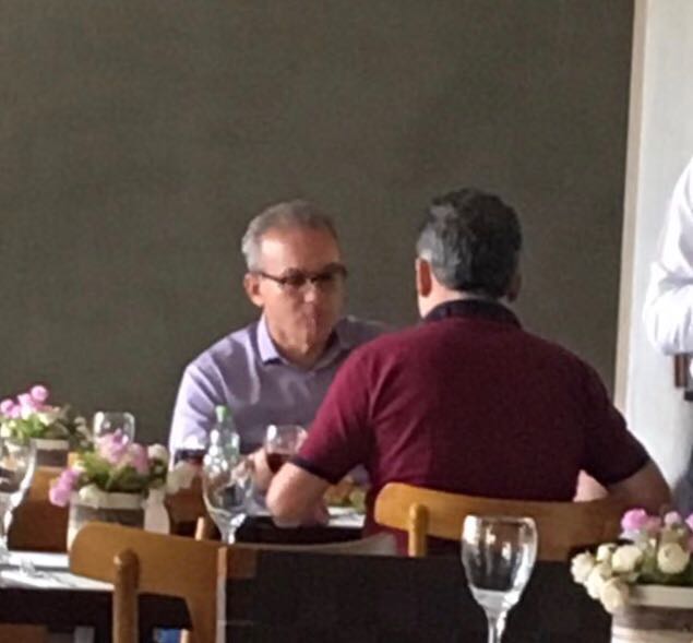 Prefeito Firmino Filho e Robert Rios almoçam juntos 