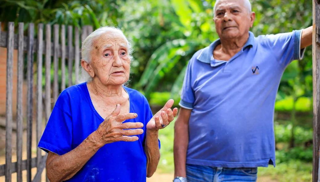 Dona Ana Sousa e o Senhor Raimundo Nonato