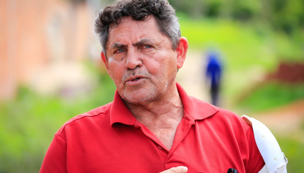 Joaquim Ferreira, morador do loteamento