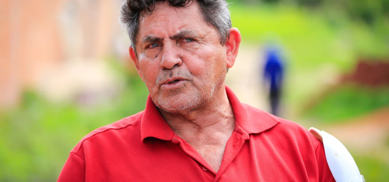 Joaquim Ferreira, morador do loteamento
